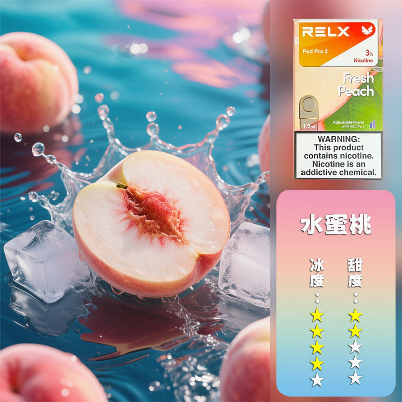 RELX 悅刻 六代煙彈(一盒3顆)【訂購4盒送五代主機,聯係LINE客服挑選主機】